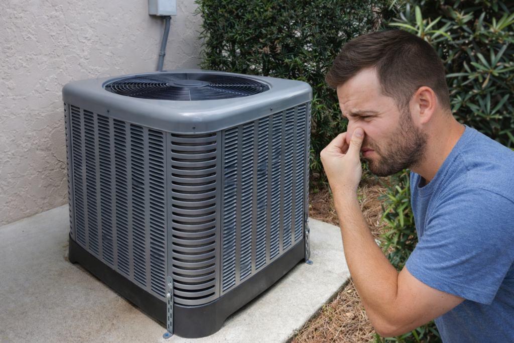 Why Does My AC Smell Musty When I First Turn It On?